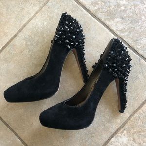 🖤 Sam Edelman Roza Suede Studded Pumps 5.5 🖤